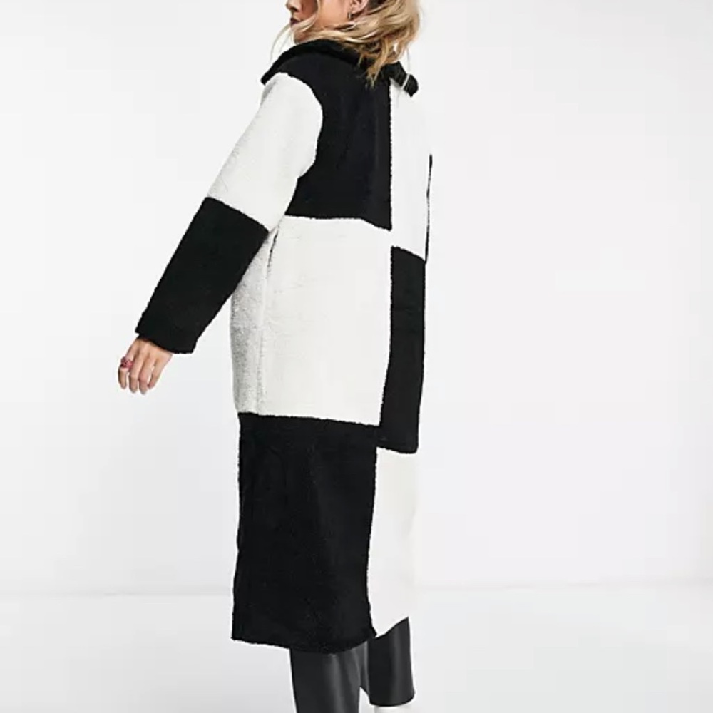 Color block coat